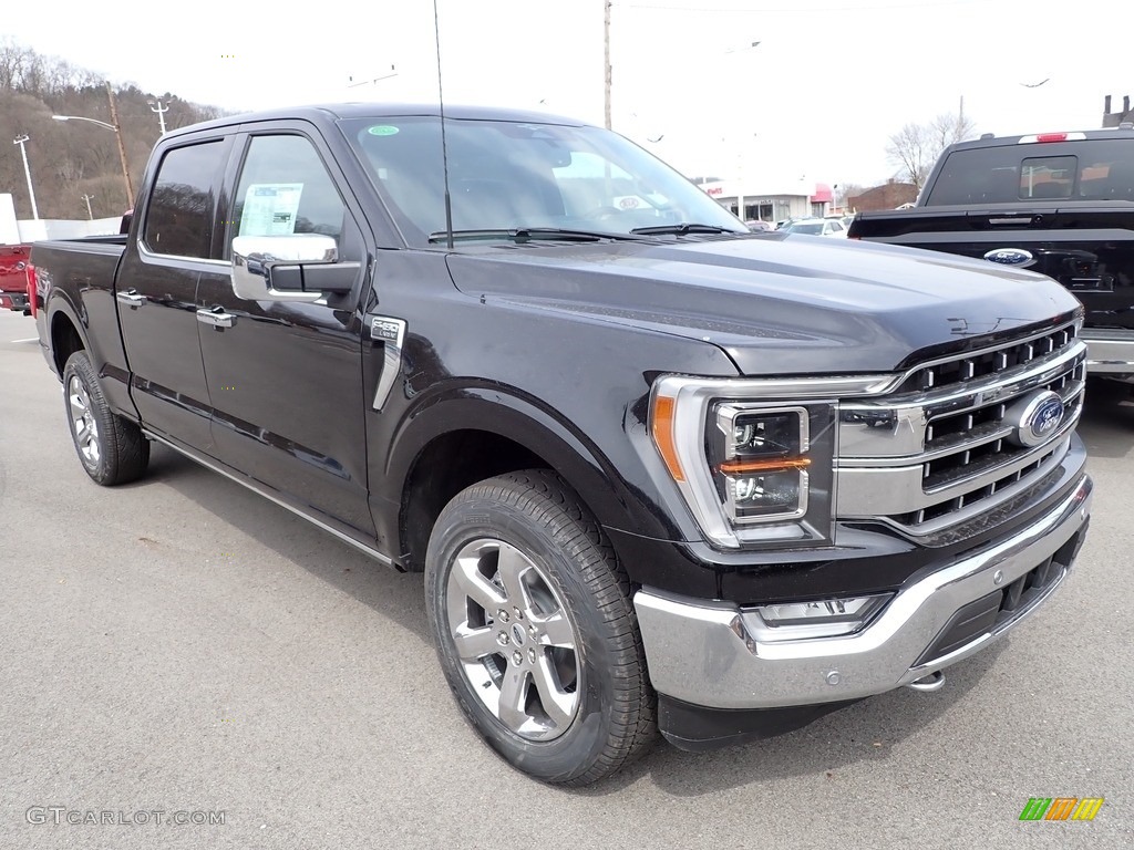 Agate Black Metallic 2023 Ford F150 XLT SuperCrew 4x4 Exterior Photo #145890684