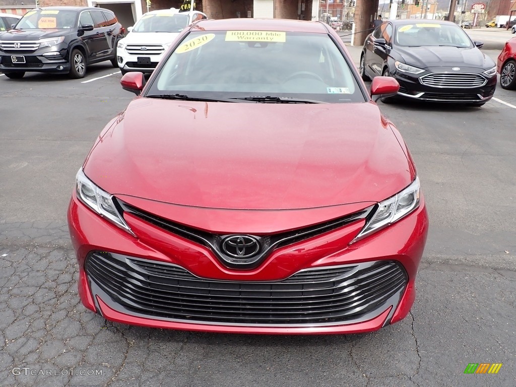 2020 Camry LE - Ruby Flare Pearl / Black photo #3