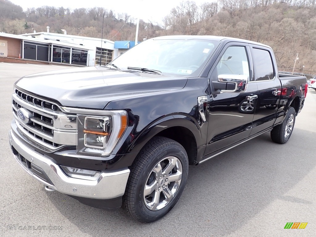 Agate Black Metallic 2023 Ford F150 XLT SuperCrew 4x4 Exterior Photo #145890732