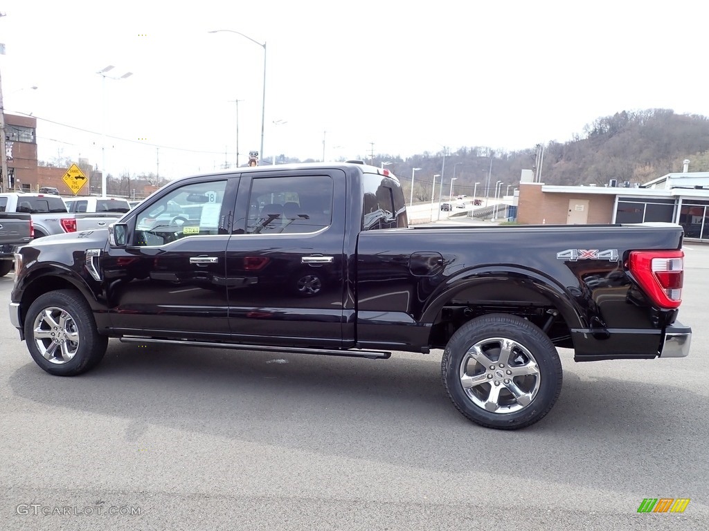 Agate Black Metallic 2023 Ford F150 XLT SuperCrew 4x4 Exterior Photo #145890759