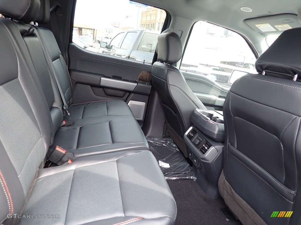 Black Interior 2023 Ford F150 XLT SuperCrew 4x4 Photo #145890873