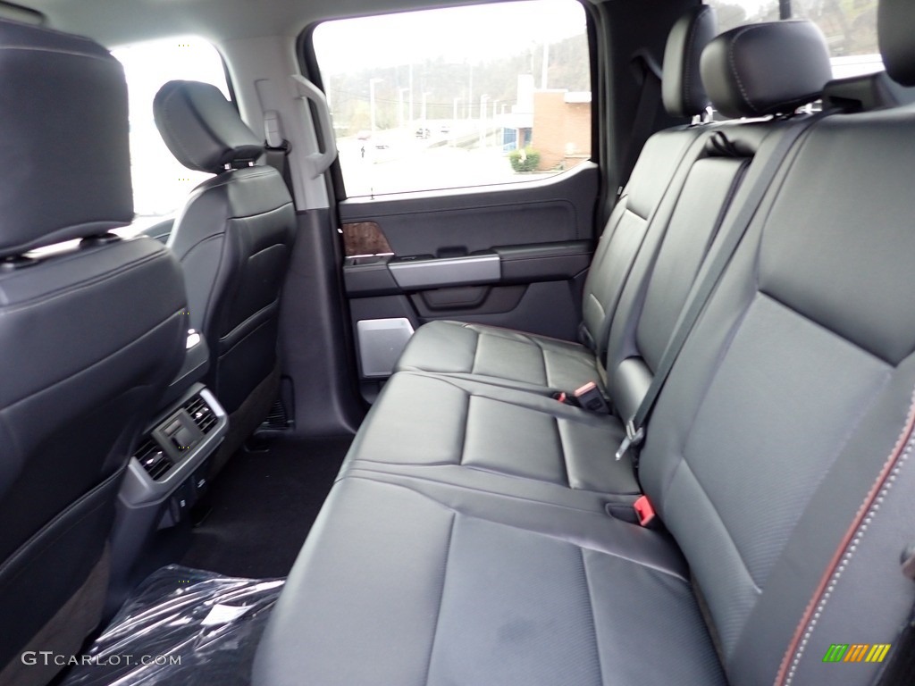 Black Interior 2023 Ford F150 XLT SuperCrew 4x4 Photo #145890924