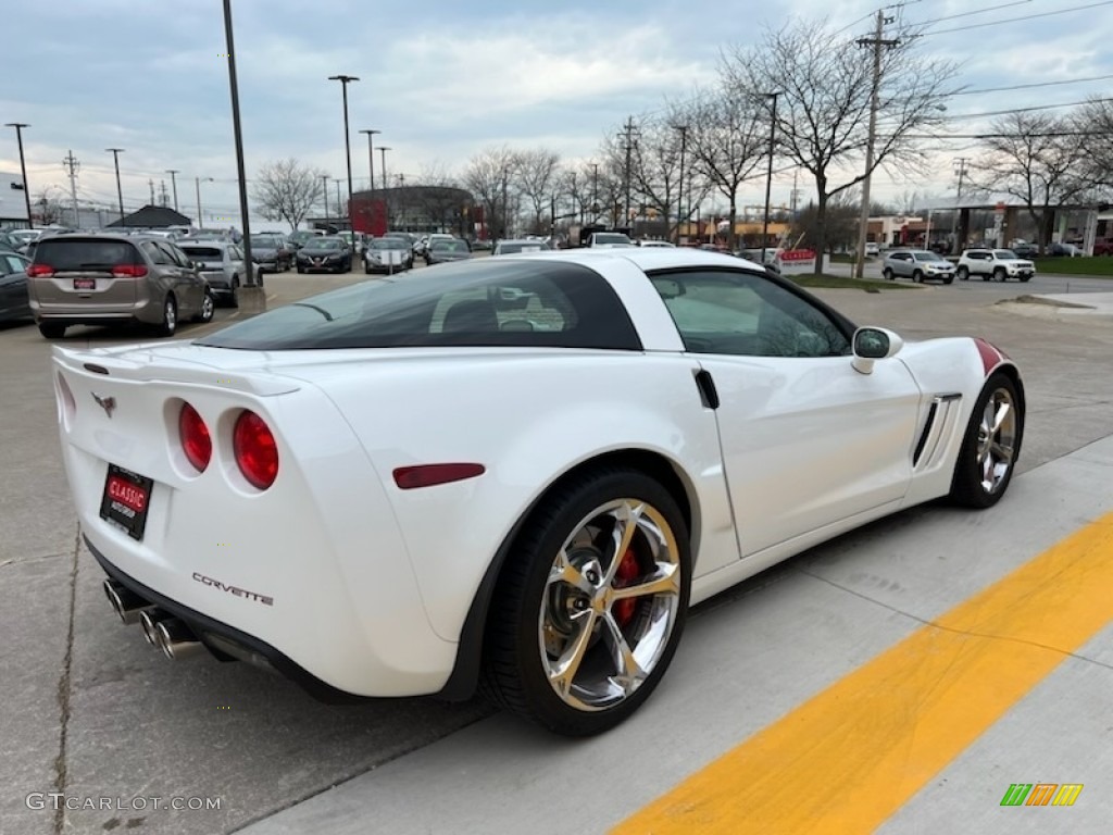 2012 Corvette Coupe - Arctic White / Red photo #2