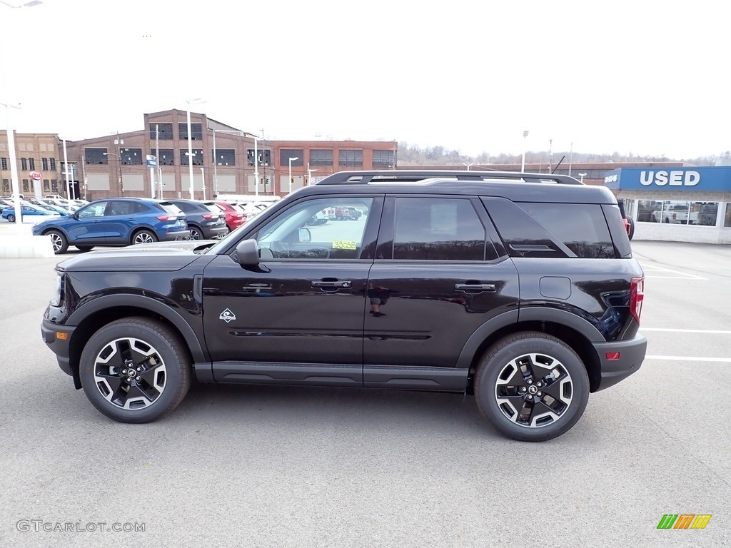 Shadow Black 2023 Ford Bronco Sport Outer Banks 4x4 Exterior Photo #145891269