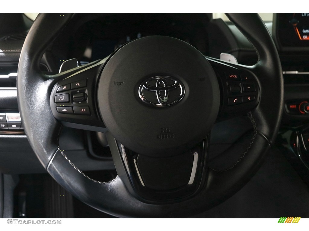 2021 Toyota GR Supra 3.0 Premium Black Steering Wheel Photo #145891344