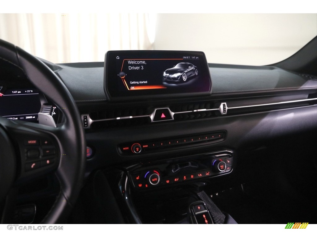 2021 Toyota GR Supra 3.0 Premium Black Dashboard Photo #145891377