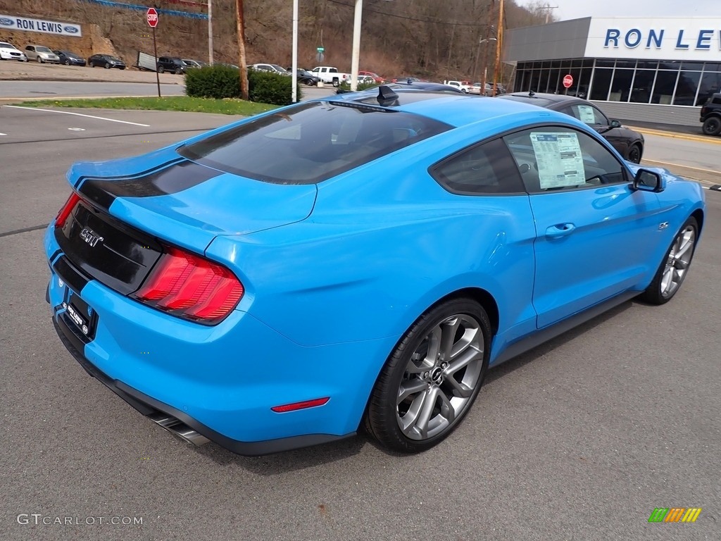 2023 Mustang GT Premium Fastback - Grabber Blue Metallic / Ebony photo #8