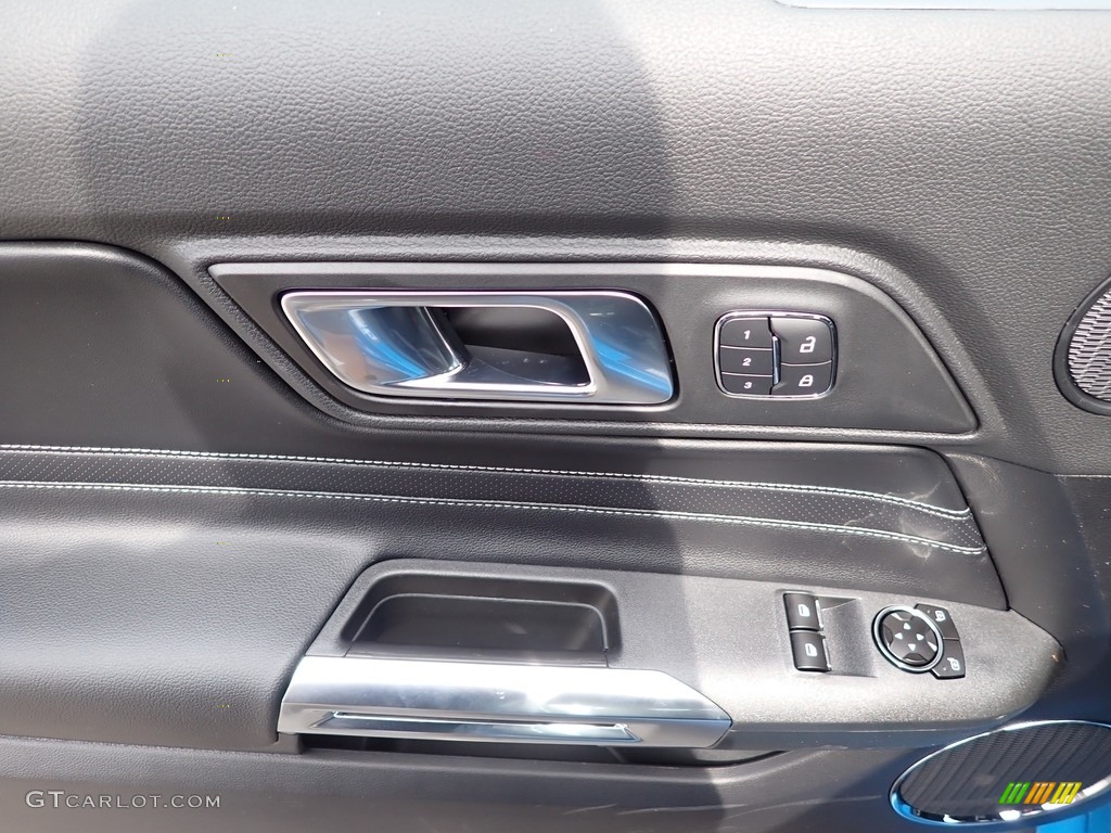2023 Ford Mustang GT Premium Fastback Ebony Door Panel Photo #145892001