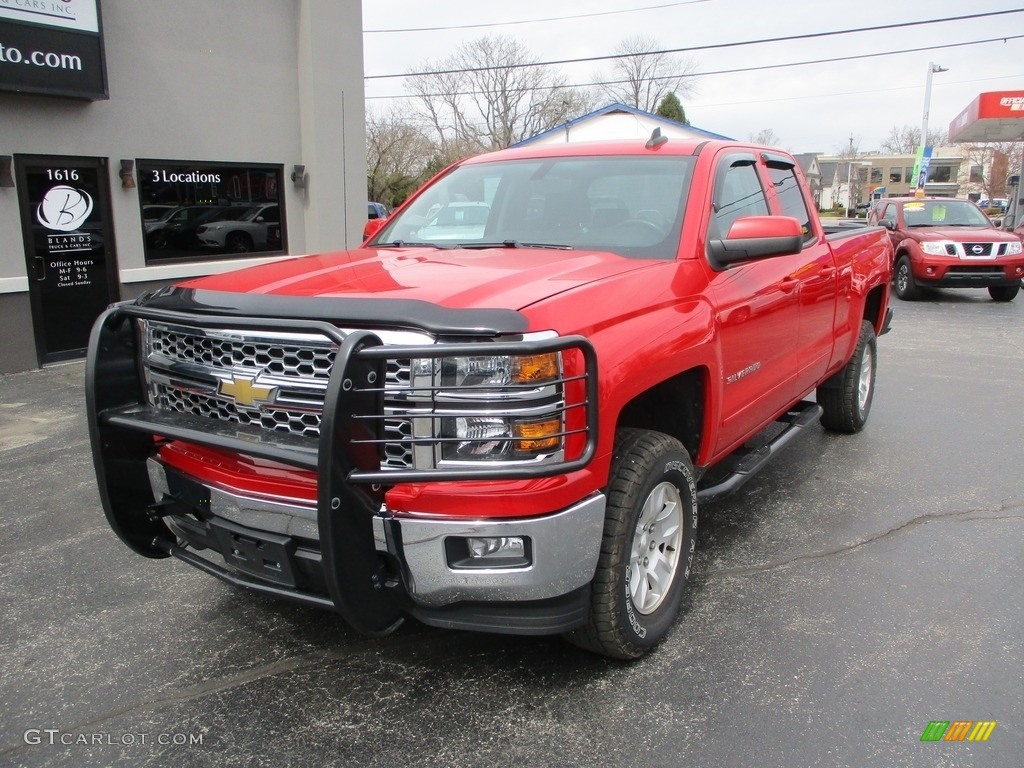 2015 Silverado 1500 LT Double Cab 4x4 - Victory Red / Jet Black photo #2