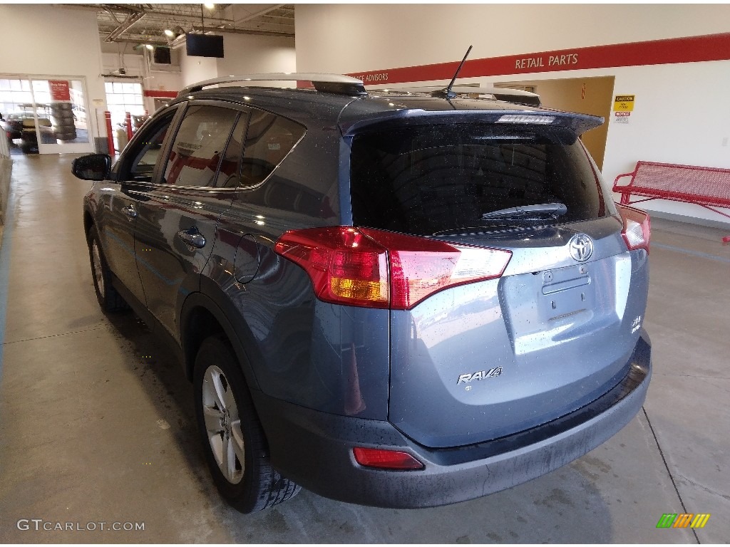 2014 RAV4 XLE AWD - Shoreline Blue Pearl / Ash photo #2