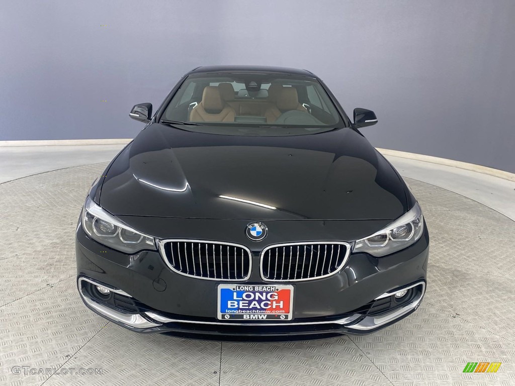 2020 4 Series 430i Convertible - Black Sapphire Metallic / Cognac photo #2
