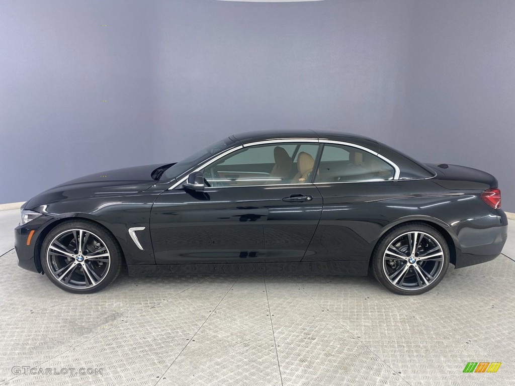 Black Sapphire Metallic 2020 BMW 4 Series 430i Convertible Exterior Photo #145892544