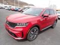 Runway Red 2023 Kia Sorento Hybrid EX AWD Hybrid Exterior