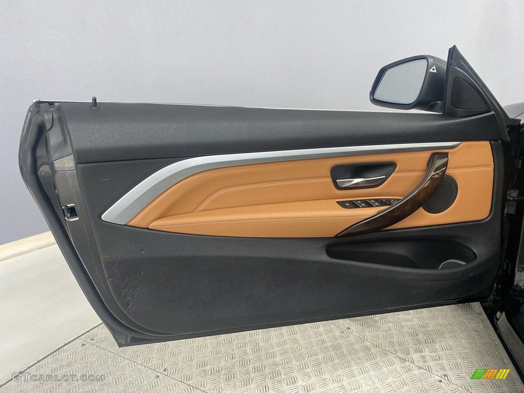 2020 4 Series 430i Convertible - Black Sapphire Metallic / Cognac photo #12