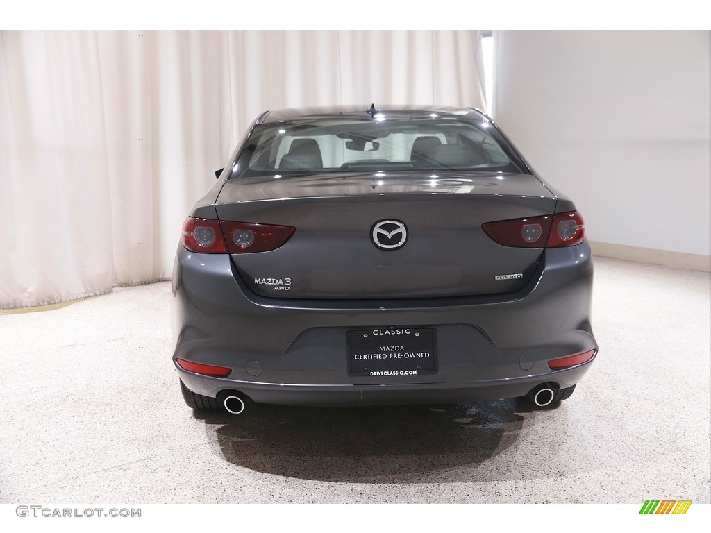 2020 MAZDA3 Preferred Sedan AWD - Machine Gray Metallic / Greige photo #18