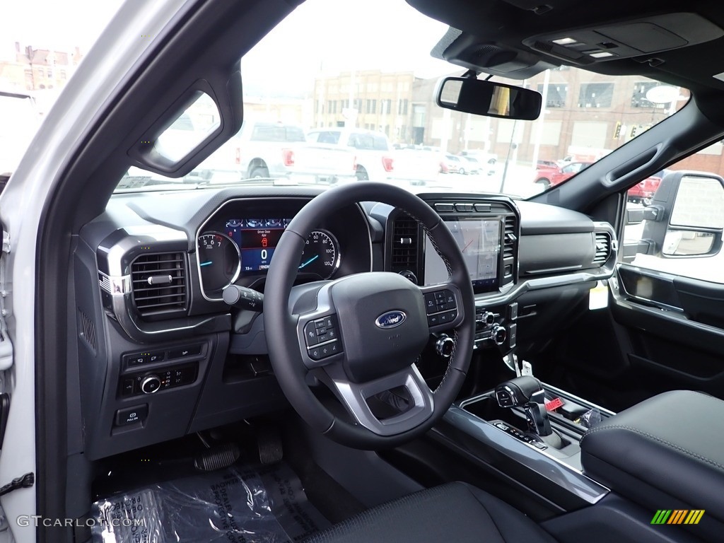 2023 F150 XLT SuperCrew 4x4 - Avalanche / Black photo #14