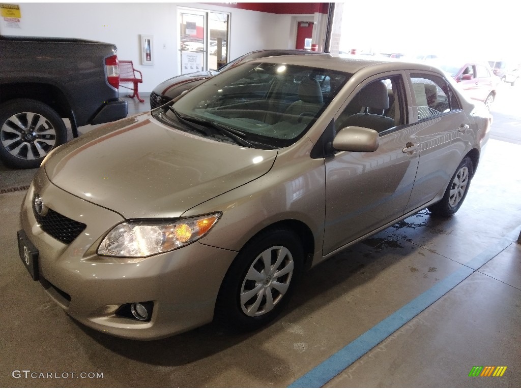 2010 Corolla LE - Desert Sand Metallic / Bisque photo #1