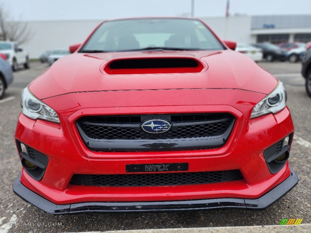 2017 WRX  - Pure Red / Carbon Black photo #2