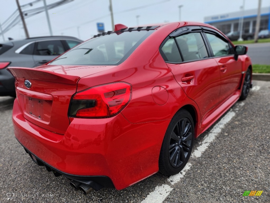 2017 WRX  - Pure Red / Carbon Black photo #5