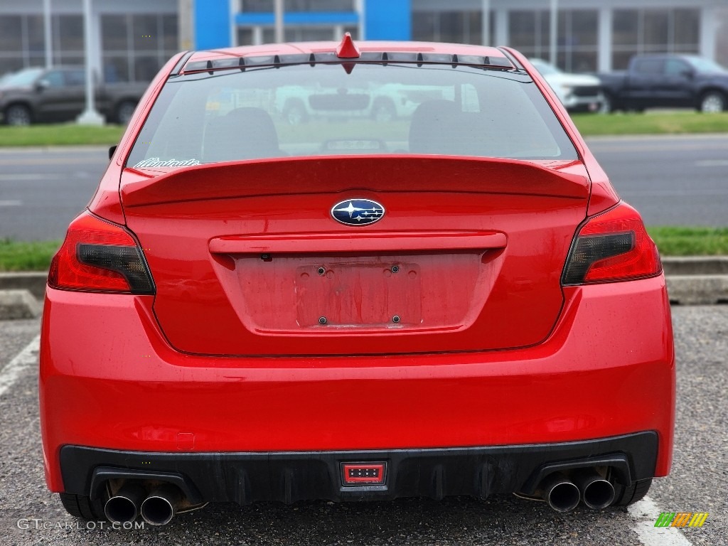2017 WRX  - Pure Red / Carbon Black photo #6