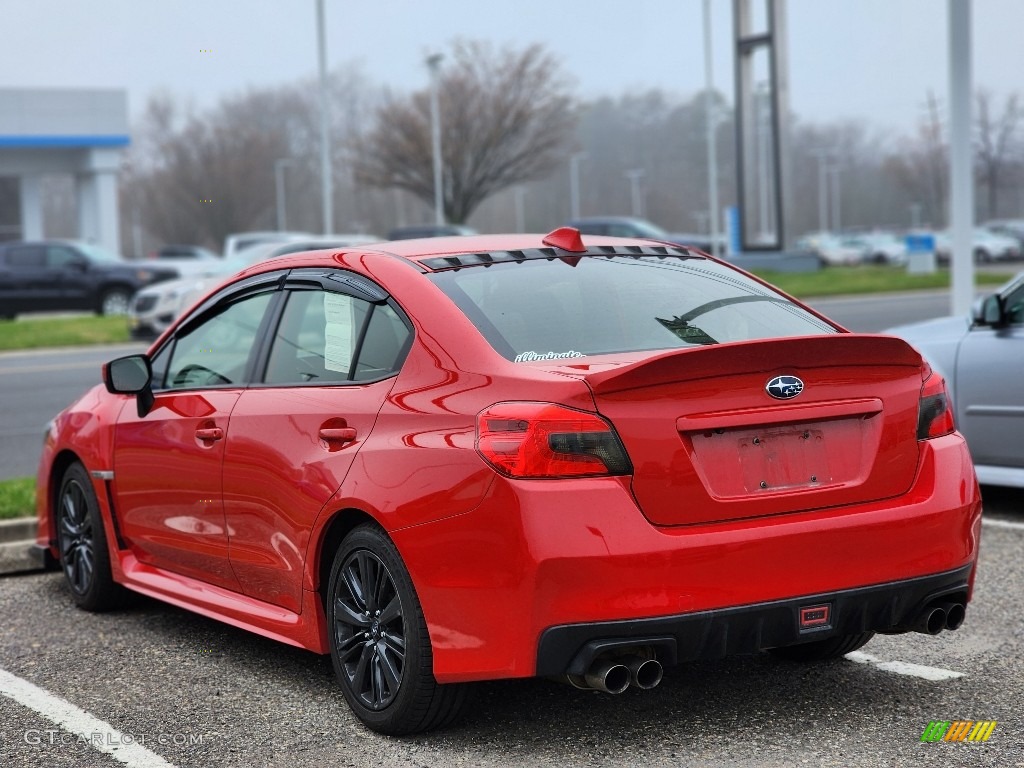 2017 WRX  - Pure Red / Carbon Black photo #7