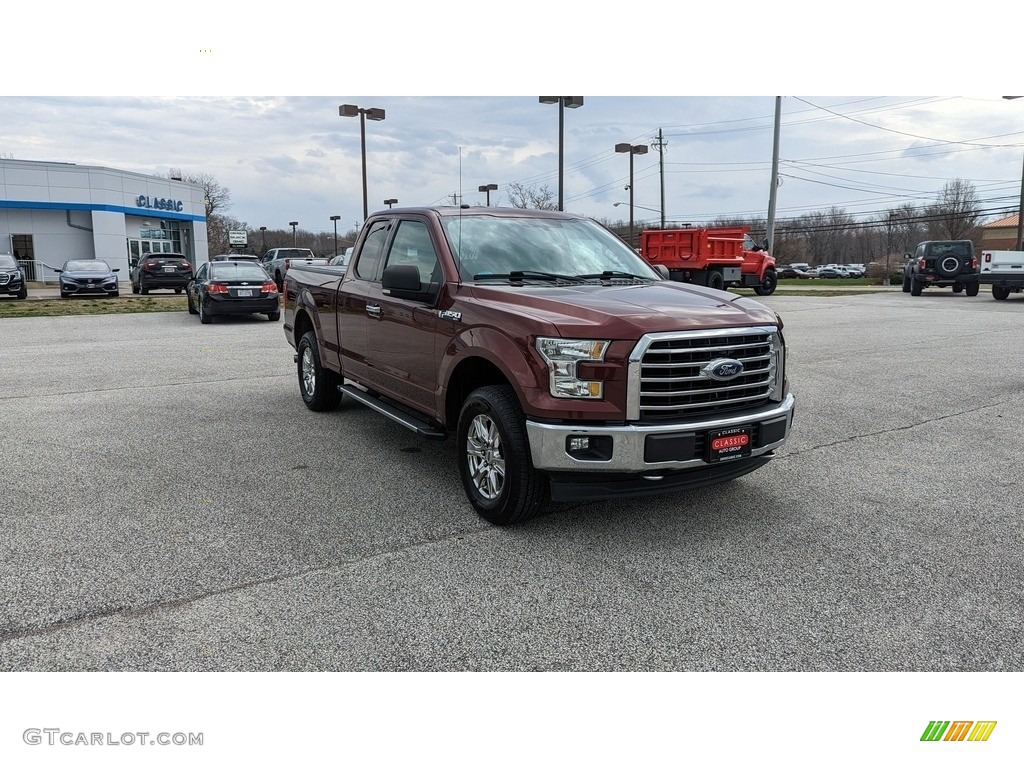 2017 F150 XLT SuperCab 4x4 - Bronze Fire / Light Camel photo #7