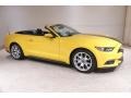 2015 Triple Yellow Tricoat Ford Mustang EcoBoost Premium Convertible #145889606