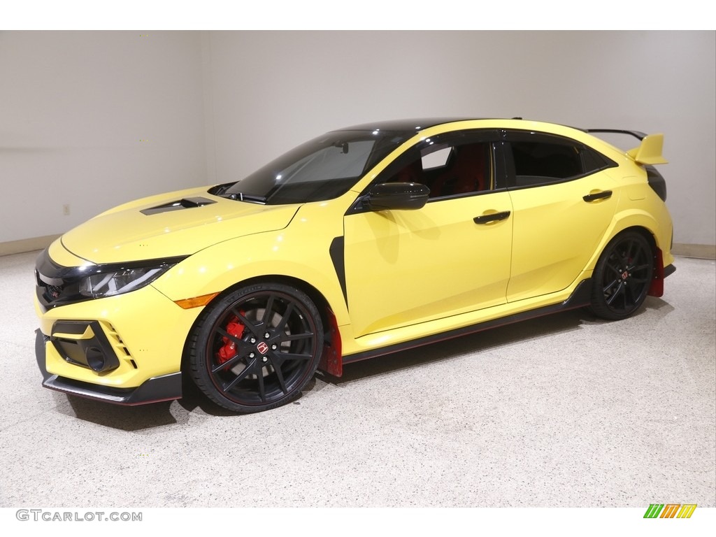 Limited Edition Phoenix Yellow 2021 Honda Civic Type R Limited Edition Exterior Photo #145894878