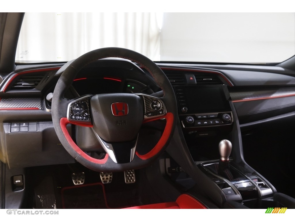 2021 Honda Civic Type R Limited Edition Black/Red Dashboard Photo #145894926