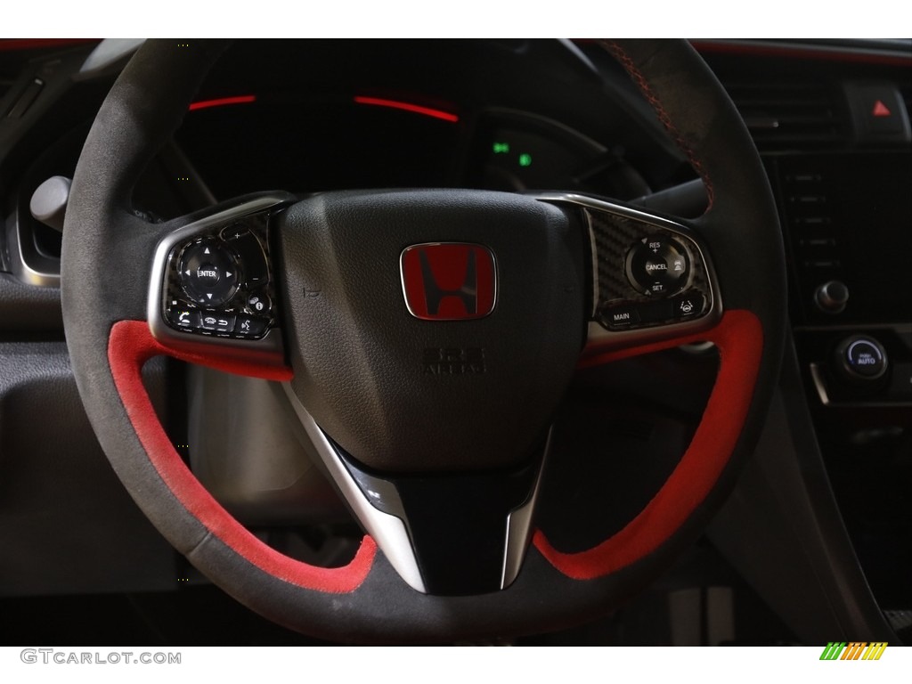 2021 Honda Civic Type R Limited Edition Black/Red Steering Wheel Photo #145894938