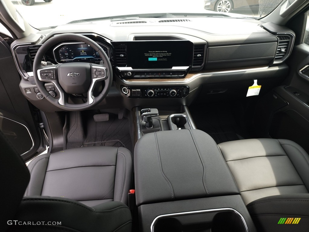 Jet Black Interior 2023 Chevrolet Silverado 1500 LT Crew Cab 4x4 Photo #145895487