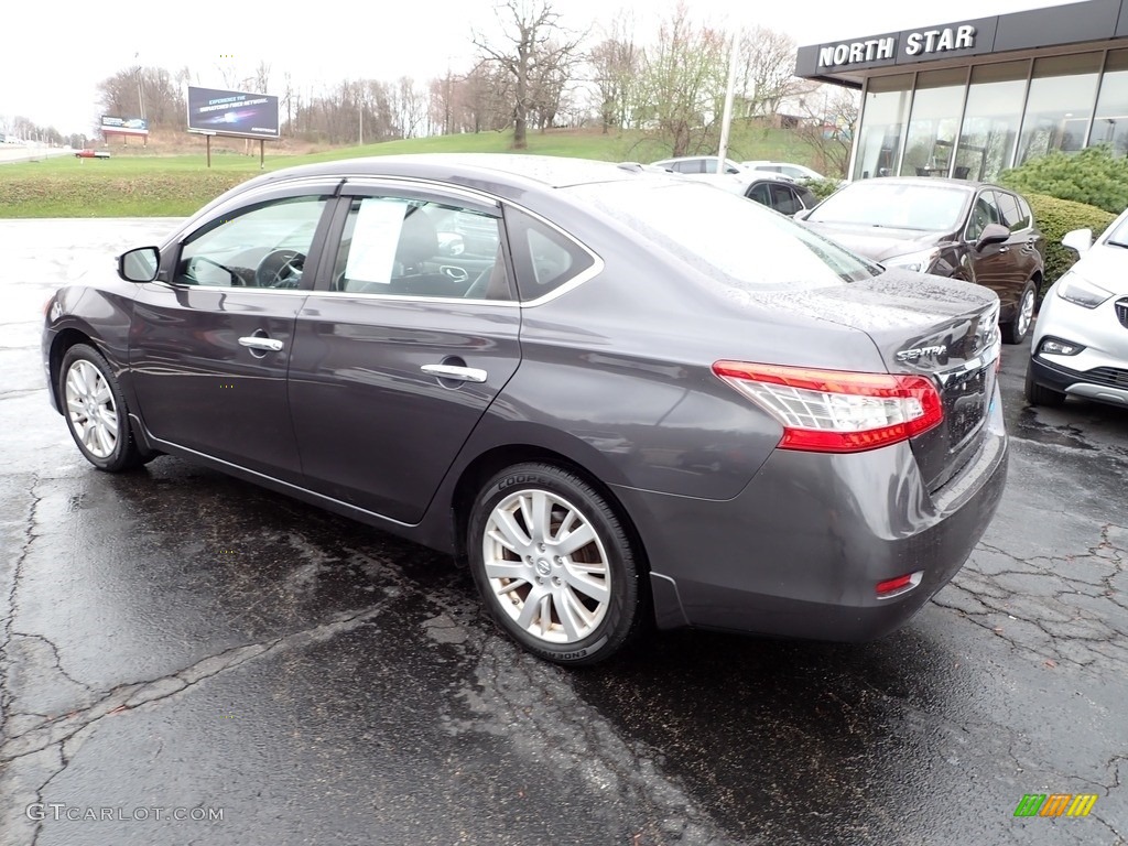 2013 Sentra SL - Amethyst Gray / Charcoal photo #3