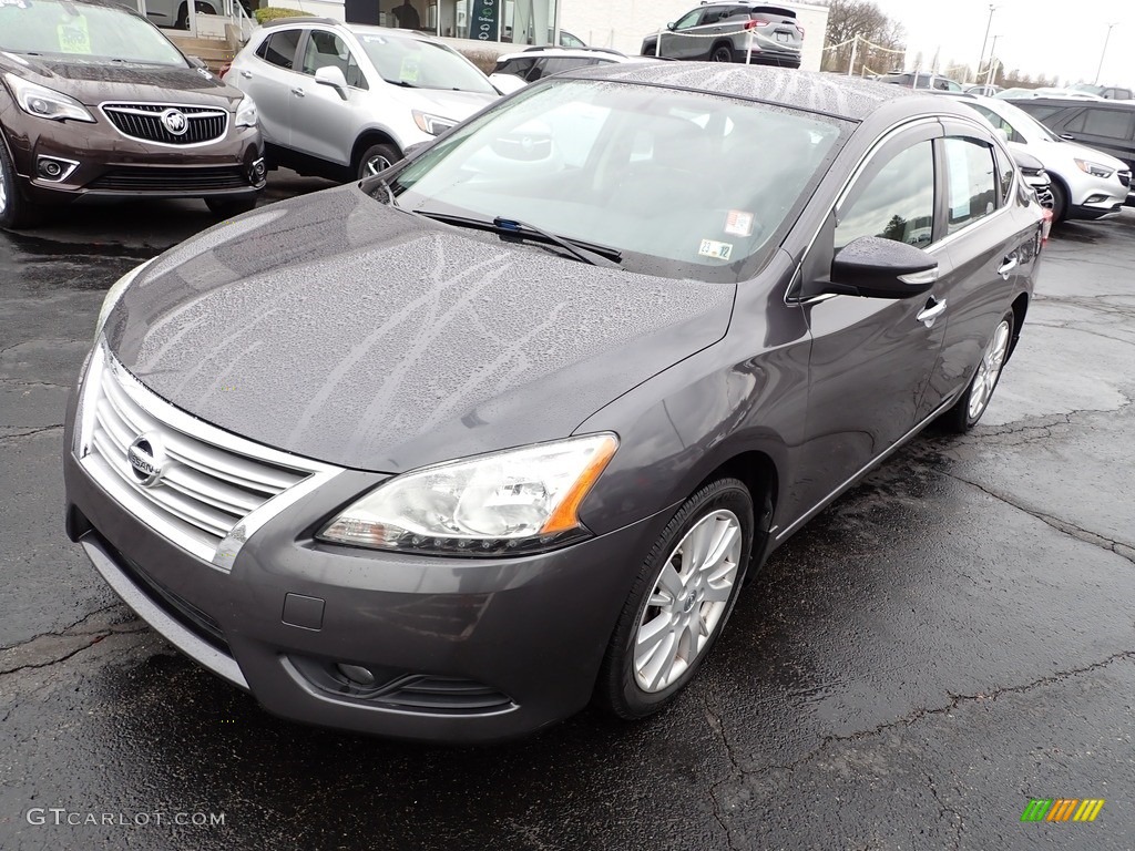 2013 Sentra SL - Amethyst Gray / Charcoal photo #12