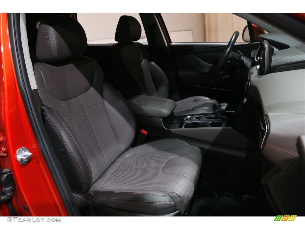 2020 Santa Fe Limited AWD - Lava Orange / Espresso/Gray photo #16