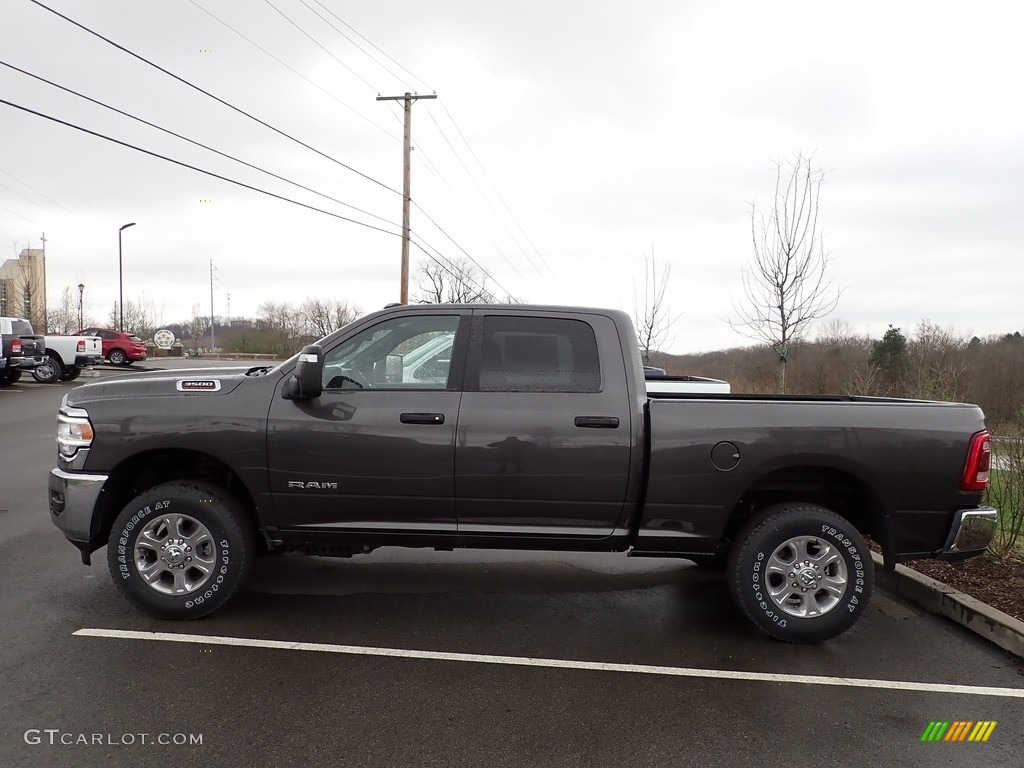 2023 3500 Big Horn Crew Cab 4x4 - Granite Crystal Metallic / Black photo #6