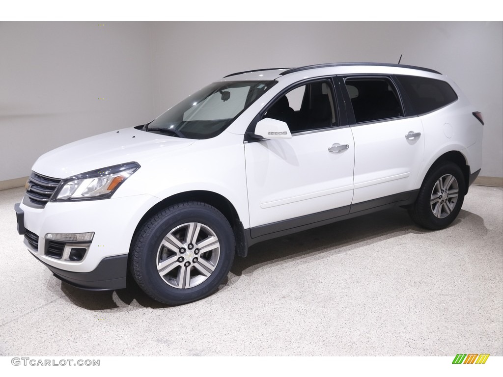 2017 Traverse LT - Summit White / Ebony photo #3