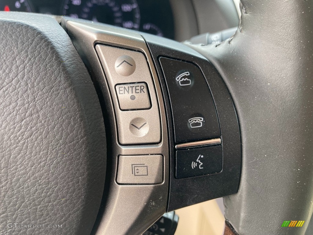 2015 Lexus RX 350 Parchment Steering Wheel Photo #145897952