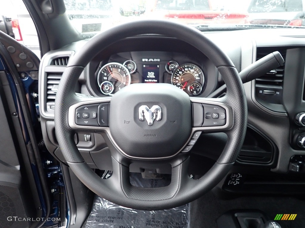 2023 Ram 2500 Tradesman Crew Cab 4x4 Black Steering Wheel Photo #145898292