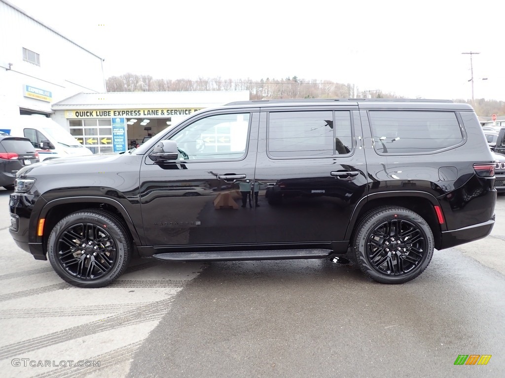 Diamond Black Crystal Pearl 2023 Jeep Wagoneer Series II 4x4 Exterior Photo #145898537