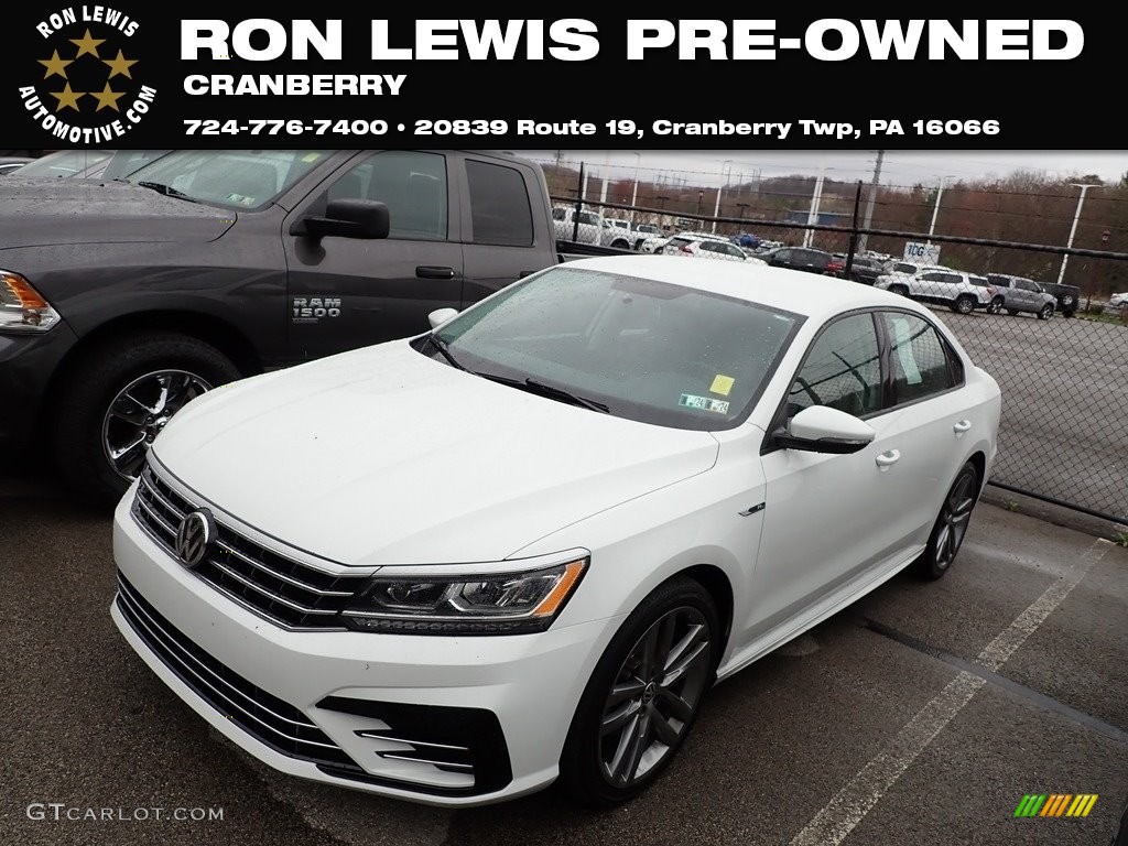 2018 Passat S - Pure White / Titan Black photo #1