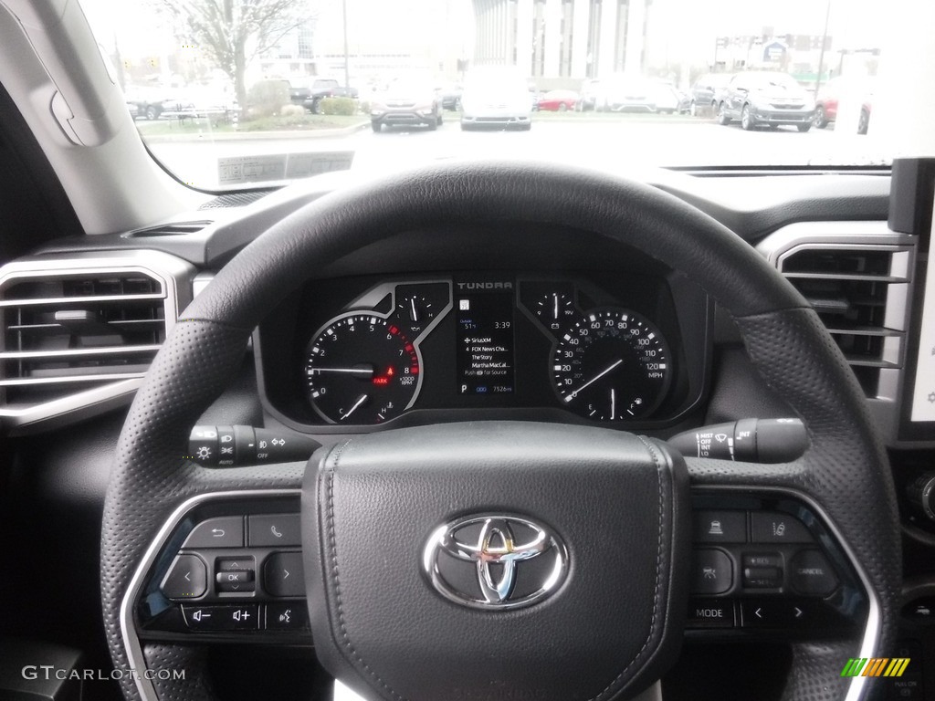 2022 Toyota Tundra TRD Off-Road Crew Cab 4x4 Boulder Steering Wheel Photo #145898795