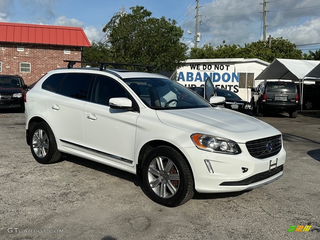 Crystal White Pearl 2016 Volvo XC60 T5 AWD Exterior Photo #145899413