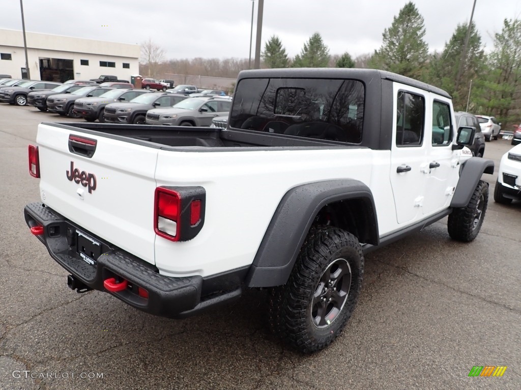 2023 Gladiator Rubicon 4x4 - Bright White / Black photo #5