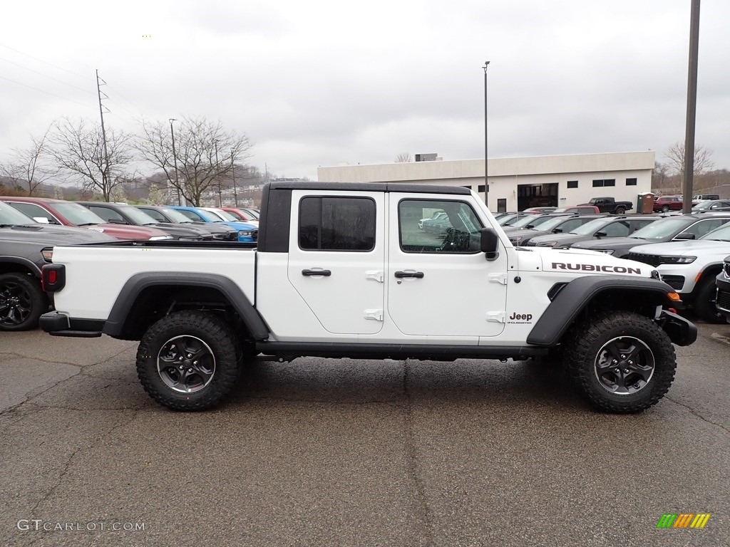 2023 Gladiator Rubicon 4x4 - Bright White / Black photo #6