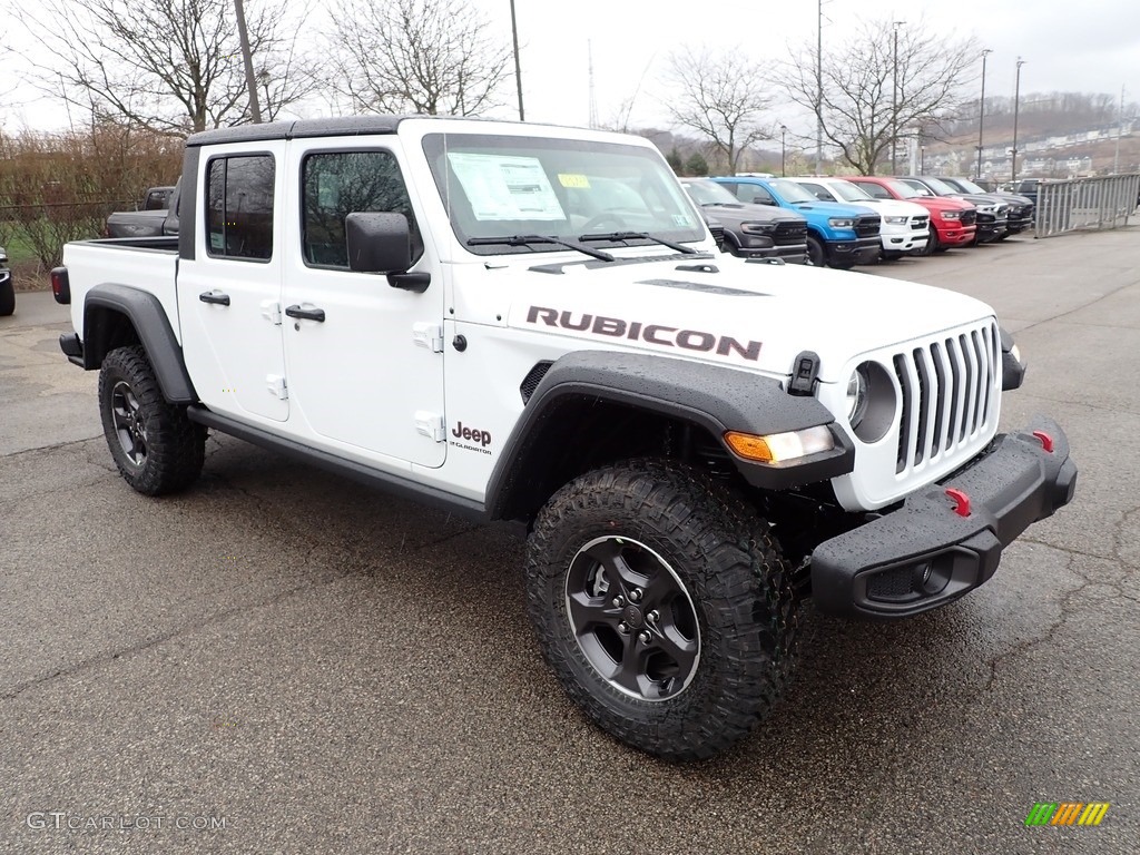 2023 Gladiator Rubicon 4x4 - Bright White / Black photo #7