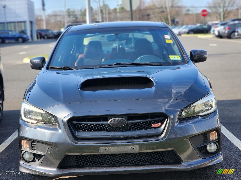 2017 WRX STI - Dark Gray Metallic / Carbon Black photo #2