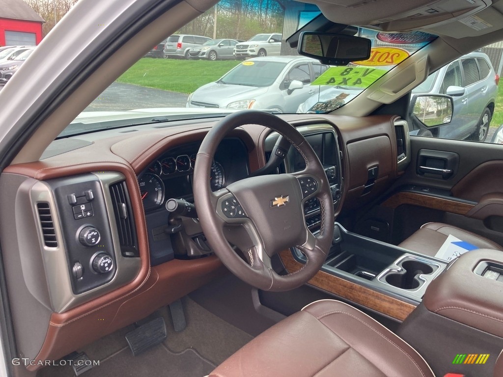 2017 Silverado 1500 High Country Crew Cab 4x4 - Iridescent Pearl Tricoat / High Country Saddle photo #12
