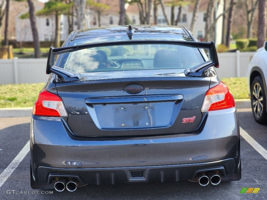 2017 WRX STI - Dark Gray Metallic / Carbon Black photo #6