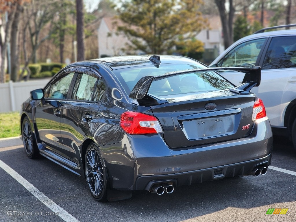 2017 WRX STI - Dark Gray Metallic / Carbon Black photo #7