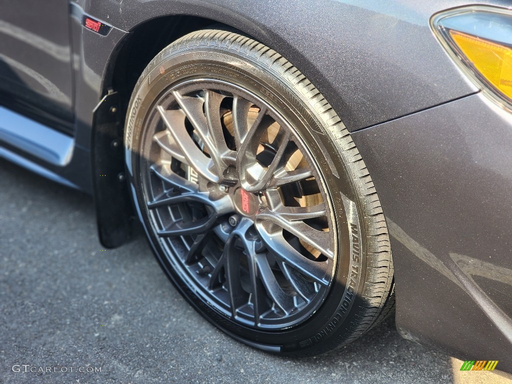 2017 WRX STI - Dark Gray Metallic / Carbon Black photo #8